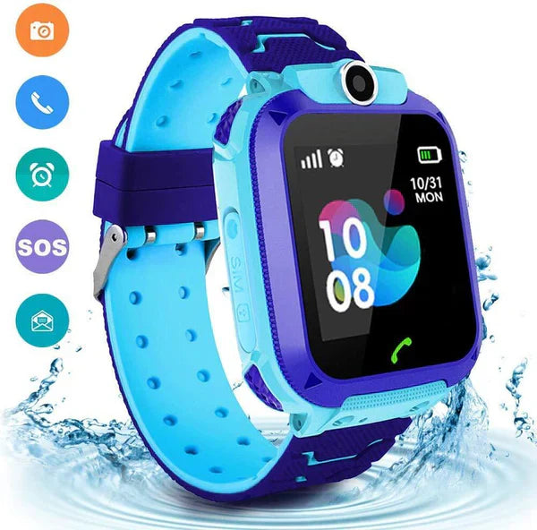 Kid-Friendly GPS Watch, Location Tracking and Communication Functionality