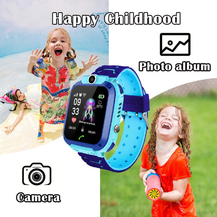 Kid-Friendly GPS Watch, Location Tracking and Communication Functionality