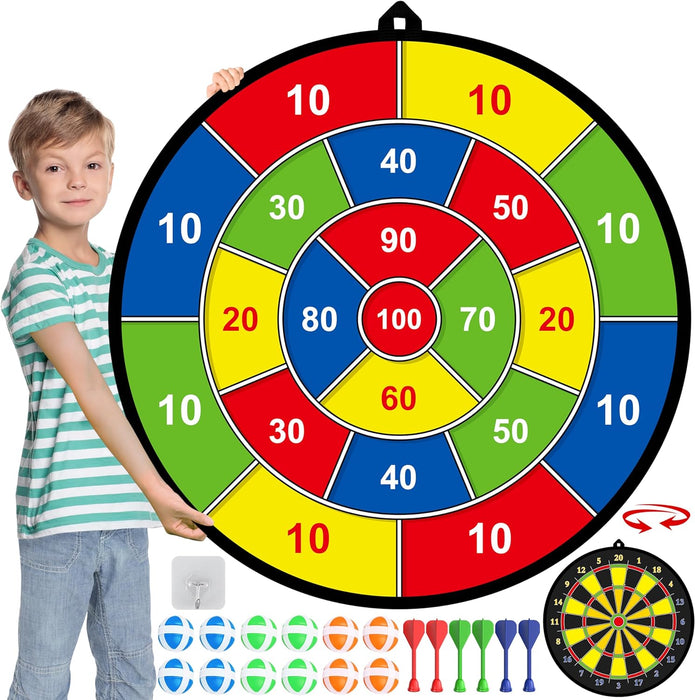Large Children's Dartboard Set, Fun and Interactive