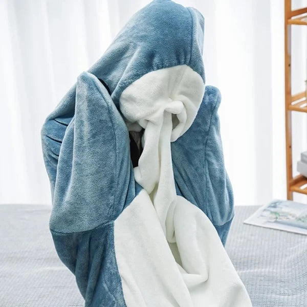 Cozy Winter Shark Onesie, Snug Design