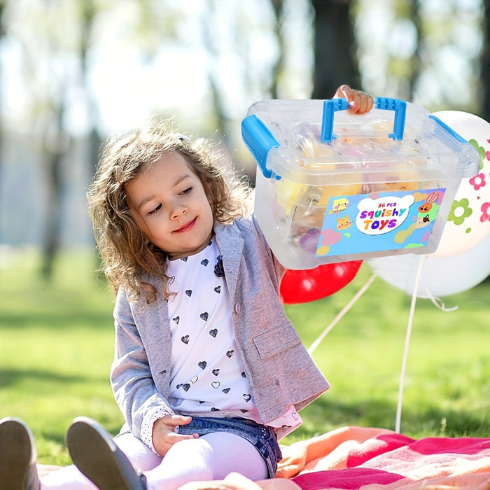 Cute Squishy Animal Figures, Kawaii Style