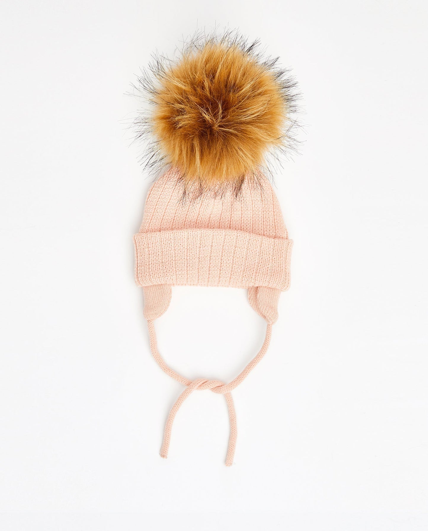 Knit Beanie Pink Nude