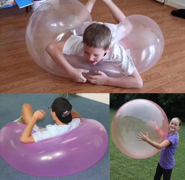 Vibrant Inflatable Slime Ball, Versatile for Indoor and Outdoor Play - 80 cm