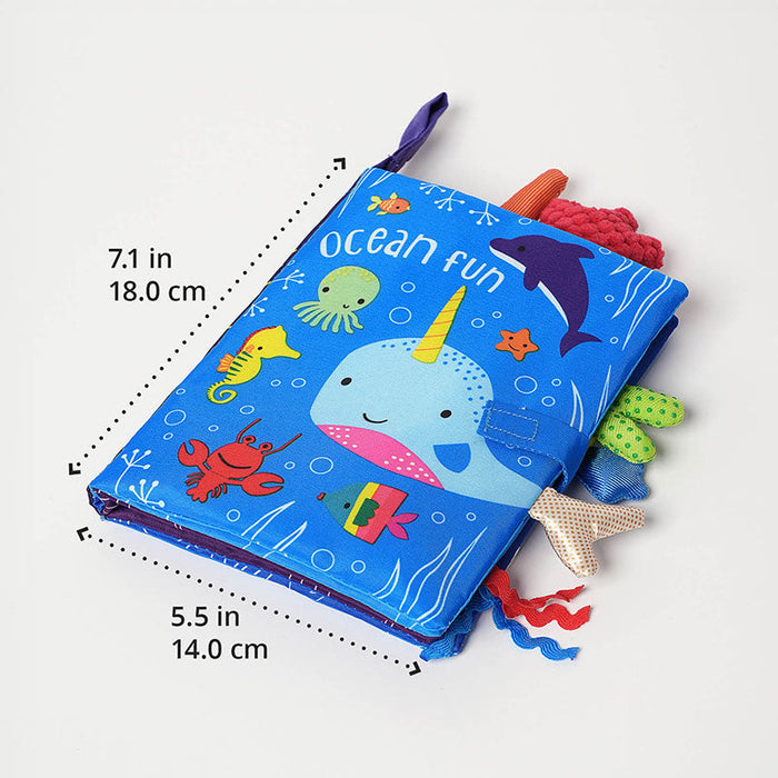 Fabric Activity Book for Kids with Contrasting Colors