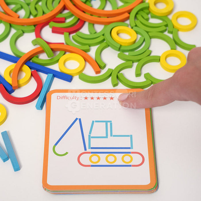 Montessori Smart Sticks For Kids | Creative Activity