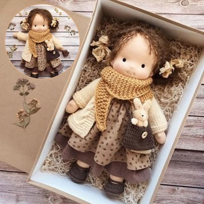 Natural Materials Doll, Waldorf Style – 30 cm Tall