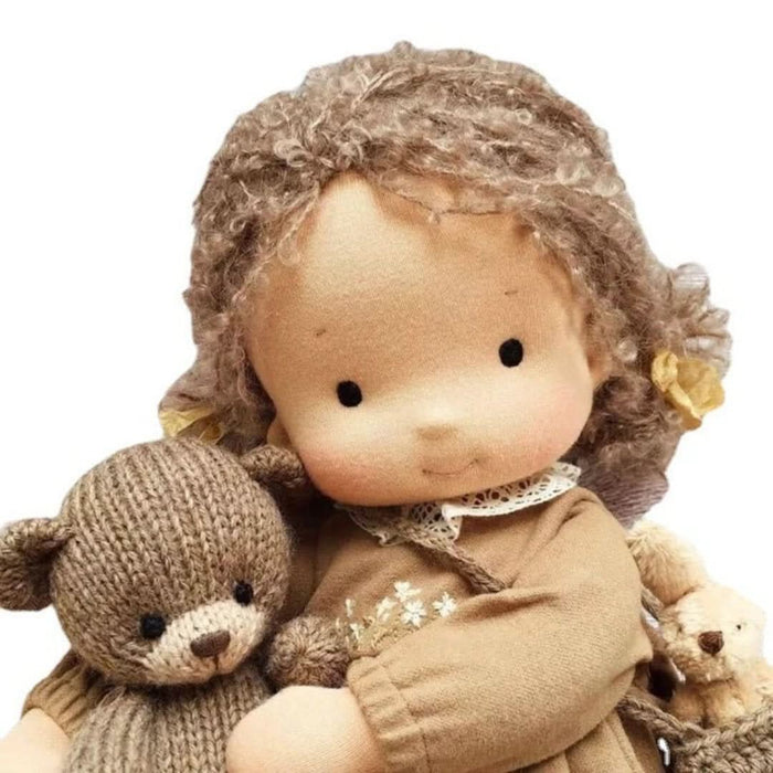 Natural Materials Doll, Waldorf Style – 30 cm Tall