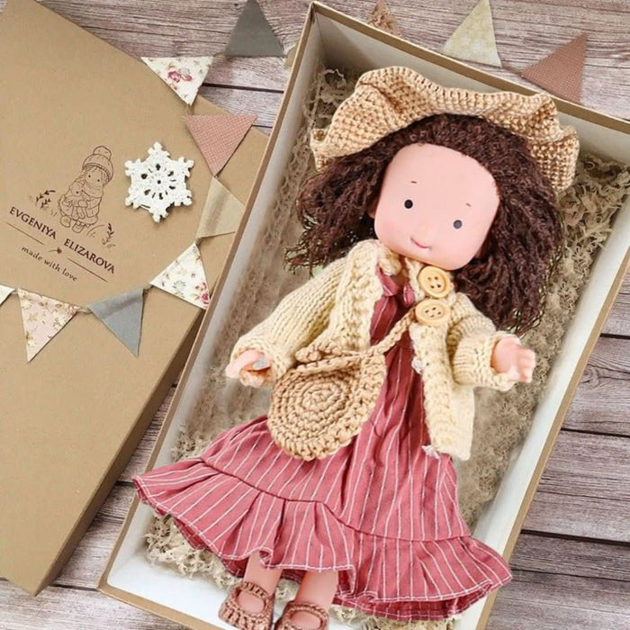 Natural Materials Doll, Waldorf Style – 30 cm Tall