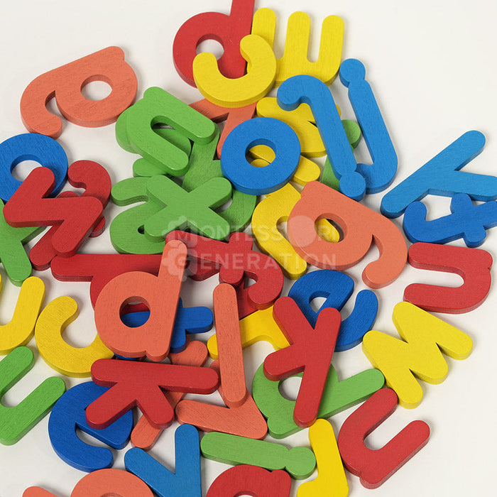 Wooden Letter Matching Toy for Kids with Colorful Cards