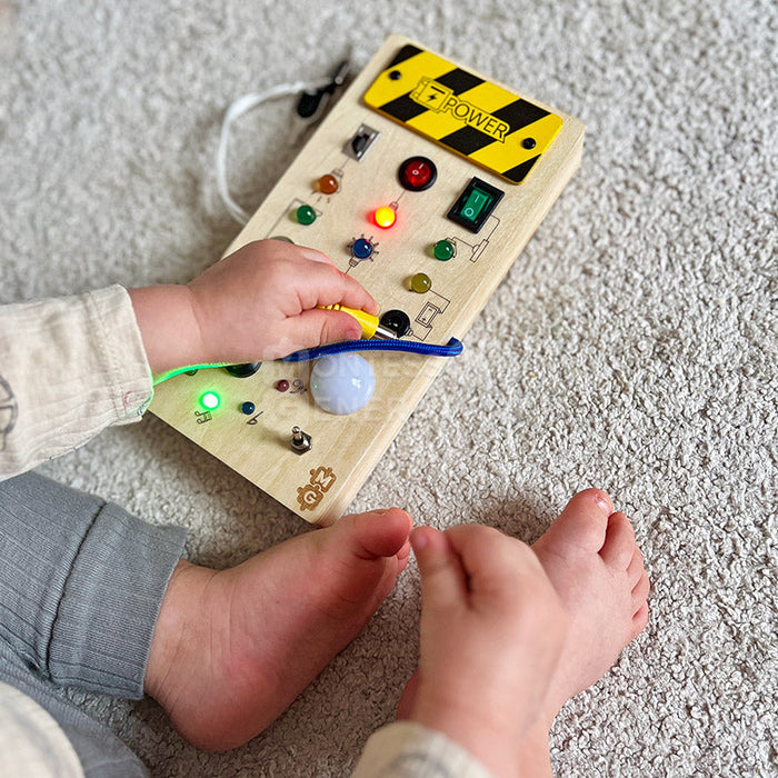 Montessori Wooden Switch Board For Kids | Sensory Activity